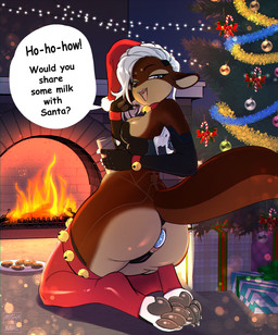 anal anal_penetration anthro anus breasts butt buttplug buttplug_in_ass buttplug_insertion christmas_clothing christmas_headwear christmas_tree clothing cybernetics female gem genitals hat headgear headwear holidays jewel_buttplug jewelry leg_warmers legwear machine object_in_ass pawpads paws penetration plant plug_(sex_toy) plug_insertion red_clothing santa_hat sex_toy sex_toy_in_ass sex_toy_insertion solo synthetic tail text tree vulva mishabahl christmas merry_the_rob'ott android humanoid mammal mustelid otter robot robot_humanoid absurd_res english_text hi_res
