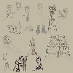 age_difference ambiguous_gender anal anal_penetration anthro balls bdsm bodily_fluids bondage bound butt butt_slap clothed clothing cum diaper dildo duo erection forced fur genital_fluids genitals humanoid_genitalia humanoid_penis knock-kneed machine male male/male milking_machine nipples nude older_penetrated open_mouth oral pacifier penetration penile penis penis_milking pigeon_toed reverse_forced_oral sex sex_toy shota simple_background slap solo spanking young young_ambiguous young_anthro young_male skidoo canid canine mammal 1:1 digital_drawing_(artwork) digital_media_(artwork) hi_res multiple_images sketch