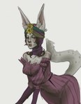 anthro arcane big_butt breasts butt clothing dress female solo thick_thighs wide_hips yellow_sclera yudvacof arcane_(tv_series) league_of_legends riot_games tencent lest_(arcane) domestic_cat felid feline felis mammal hi_res sketch trans_(lore) trans_woman_(lore)