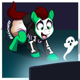 bodily_noises clothed clothing diaper fear_soiling feces feral front_view male pooping soiled_diaper soiling soiling_diaper solo unclean_diaper used_diaper using_diaper wearing_diaper baltnwolf equid equine horse mammal pony 1:1 digital_media_(artwork) hi_res