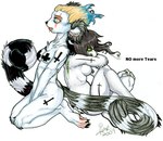 alternative_fashion anthro breasts cross duo female glamfur goth inverted_cross nipple_piercing nipples nude piercing side_boob tail tattoo zeriara zeriara_(character) lemur mammal primate ring-tailed_lemur strepsirrhine 2004