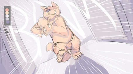 anthro barefoot carrying_another clothed clothing color_swatch door doorway duo feet fur humor male pun smile sound_effects standing text visual_pun wool_(fur) ittybittykittytittys disney pack_street zootopia al_(weaver) fan_character remmy_cormo bovid canid canine canis caprine domestic_sheep mammal sheep wolf 16:9 2018 4k absurd_res english_text hi_res widescreen