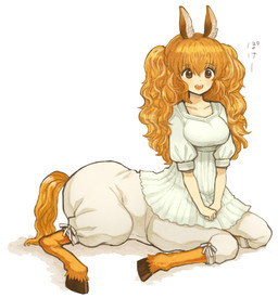 animal_ears breasts clothed clothed_female clothed_taur clothing female female_taur fully_clothed fully_clothed_female fully_clothed_taur light_body light_skin lying simple_background solo taur_clothing white_background white_clothing kem_ma a_centaur's_life european_mythology greek_mythology mythology himeno_kimihara centaur equid equid_taur humanoid_taur mammal mammal_taur taur 2013 full-length_portrait portrait