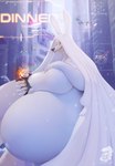 anthro belly big_belly clothed clothing duo female huge_belly male pregnant pregnant_female slightly_chubby young young_anthro young_male whiterabbit95 reisuke_(whiterabbit95) svana_betzler_(whiterabbit95) canid canine humanoid mammal absurd_res hi_res mother_(lore) mother_and_child_(lore) parent_(lore) parent_and_child_(lore)