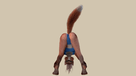 anthro clothing female solo uniform arlindafox canid canine fox mammal 16:9 3d_(artwork) 3d_animation animated animated_gif digital_media_(artwork) short_playtime widescreen