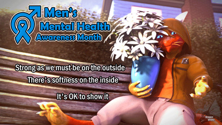 anthro bench bloom blue_eyes bottomwear building clothed clothing day flannel_flower flower hair hedge hoodie horn house jacket looking_at_viewer male offering_hand on_bench orange_body orange_scales outside pants plant scales shirt shrub sitting sitting_on_bench smile solo tail text topwear vase whiskers dragon-v0942 men's_mental_health_awareness_month mathew_kelly kobold scalie 3d_(artwork) 3d_animation animated digital_media_(artwork) english_text loop source_filmmaker_(artwork)