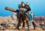 4_legs armor dark_body energy_weapon female gun machine quadruped ranged_weapon shield solo weapon apulaz blizzard_entertainment overwatch valkyrie-1_(kruuxx) living_machine omnic robot robot_taur taur absurd_res hi_res