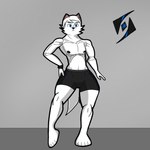 anthro boxers_(clothing) clock clothing femboy male male/male solo tattoo underwear wide_hips young young_anthro young_male toby_mongobery toby_mongobery_munford canid canine canis domestic_dog husky mammal nordic_sled_dog spitz 1:1 absurd_res hi_res