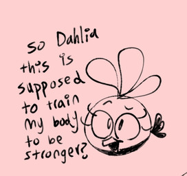 asking beak black_clothing black_eyes black_tail black_underwear clothing dialogue feathers female feral limbless name_drop name_in_dialogue open_beak open_mouth pink_background pink_beak pink_body pink_feathers question simple_background solo tail tail_feathers text thin_eyebrows underwear octoguy angry_birds rovio_entertainment sega stella_(angry_birds) avian bird cockatoo galah parrot 2023 digital_drawing_(artwork) digital_media_(artwork) english_description english_text sketch