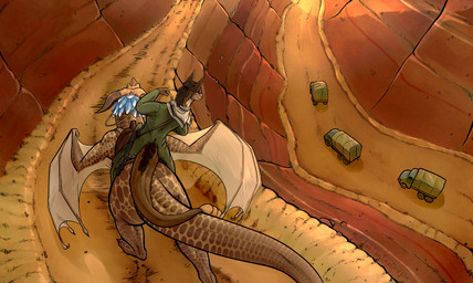 anthro brotherhood_of_steel_(fallout) chasing_vehicle clothing desert detailed_background dragon_rider duo eyewear eyewear_on_head female feral goggles goggles_on_face goggles_on_head gun jumpsuit kerchief male military military_uniform military_vehicle mount neckerchief neckwear new_california_republic post-apocalyptic ranged_weapon shotgun uniform weapon tren european_mythology fallout microsoft mythology agalia_(bushdog) scraps_(bushdog) dragon mythological_creature mythological_scalie night_stalker_(fallout) scalie western_dragon wyvern hi_res