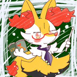 :3 accessory ambiguous_anthro ambiguous_gender anthro biped book dipstick_tail eyewear food glasses holding_book holding_object markings necktie shrimp_(food) snout solo standing tail tail_markings teacher thigh_gap wearing_glasses annyui0611 nintendo pokemon braixen canid generation_6_pokemon mammal pokemon_(species) 1:1 2022 digital_drawing_(artwork) digital_media_(artwork) hi_res japanese_description portrait three-quarter_portrait translated_description