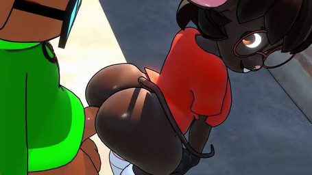 3_toes 5_fingers against_surface against_wall ahoge anal anal_penetration anthro anthro_on_anthro anthro_penetrated anthro_penetrating anthro_penetrating_anthro areola areola_slip balls bent_over big_breasts big_butt big_penis black_eyebrows black_eyes black_eyewear black_glasses black_nose blinking bottomless bottomless_anthro bottomless_female bottomless_male bouncing_breasts breasts brick_wall brown_areola brown_balls brown_body brown_ears brown_fur brown_hair brown_markings brown_penis brown_tail brown_tuft buckteeth butt butt_ripples butt_squish cleavage clothed clothing dark_body dark_ears dark_fur dark_tail day duo erection eyebrows eyewear feet female female_anthro female_penetrated fingers first_person_view footwear from_behind_position fur genitals glasses gloves_(marking) green_clothing green_topwear hair hands_on_knees hands_on_legs hands_on_own_knees hands_on_own_legs head_tuft humanoid_genitalia humanoid_penis interspecies knee_highs knee_socks leaning_on_wall legwear looking_at_another looking_back looking_back_at_another male male/female male_anthro male_penetrating male_penetrating_female male_pov markings multiple_angles mushroom_print narrowed_eyes open_mouth open_smile orange_eyes outside outside_sex penetrating_pov penetration penile penile_penetration penis penis_in_ass pink_inner_ear pink_nose print_clothing print_shirt print_topwear rat_tail rectangular_glasses red_clothing red_eyewear red_glasses red_shirt red_topwear round_ears round_glasses round_nose sex shadow shirt smile socks squish standing standing_sex tail teeth toes topwear trash_can triangle_nose tuft wall_(structure) wearing_glasses white_clothing white_footwear white_sclera white_socks fanfurry sound_warning gwen_geek cloud_(fanfurry) gwen_martin kangaroo macropod mammal marsupial mouse murid murine rodent 16:9 2024 3d_(artwork) 3d_animation animated digital_media_(artwork) long_playtime sound webm widescreen