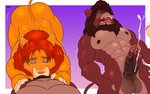 anthro anthro_on_anthro anthro_penetrated anthro_penetrating anthro_penetrating_anthro anthrofied balls big_penis black_mane blush bodily_fluids brown_body brown_fur cum duo eyes_closed fellatio first_person_view fur genital_fluids genitals humanoid_genitalia humanoid_penis intraspecies male male/male male_penetrated male_penetrating male_penetrating_male mane nude open_mouth oral oral_penetration penetration penile penis red_mane saliva saliva_on_penis sex solo_focus yellow_body yellow_fur zourik disney the_lion_king kovu_(the_lion_king) simba_(the_lion_king) felid lion mammal pantherine 16:10 2020 absurd_res hi_res widescreen pseudo_incest_(lore)