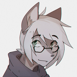 ambiguous_gender anthro closed_smile clothing eyewear fur glasses green_eyes grey_body grey_clothing grey_fur grey_hair grey_sweater grey_topwear hair inner_ear_fluff mouth_closed simple_background smile solo sweater three-quarter_view topwear tuft wearing_glasses white_background notglacier silvermist_(notglacier) domestic_cat felid feline felis mammal 1:1 2018 absurd_res bust_portrait digital_drawing_(artwork) digital_media_(artwork) hi_res portrait male_(lore)