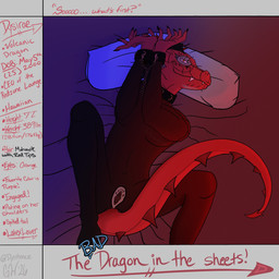 anthro bdsm breasts clothing female genitals latex latex_clothing mouth_closed non-mammal_breasts non-mammal_vulva restraints solo submissive submissive_anthro submissive_female tail tattoo text vulva dystxnce mythology dysirae dragon mythological_creature mythological_scalie scalie 1:1 english_text hi_res