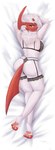 absol absurd_res anthro anthrofied breasts butt clothing dakimakura dakimakura_design eyebrows eyelashes female fur generation_3_pokemon green_eyes hair hi_res lingerie nintendo pawpads pokemon pokemon_(species) pokemorph ringstudios rose_duskclaw shiny_pokemon solo white_body white_fur