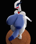 anthro anthrofied balls big_balls big_breasts big_penis blue_eyes breasts collar collar_only genitals gynomorph huge_balls huge_breasts huge_penis humanoid_genitalia humanoid_penis intersex looking_at_viewer nipples nude penis pokeball pokemorph solo swaying tongue tongue_out xaz3d akkoarcade_(modeler) nintendo pokemon yugia_(evov1) yuki_(evov1) generation_2_pokemon legendary_pokemon lugia pokemon_(species) 3d_(artwork) 3d_animation animated digital_media_(artwork) hi_res no_sound short_playtime webm