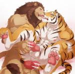balls censored erection feline gay giraffe_(artist) interspecies lion male mammal penis tiger
Rating: Explicit
Score: 8
User: furmann
Date: April 20, 2014