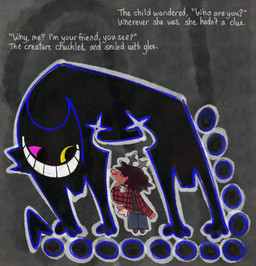 anthro black_body brown_hair cinemagraph duo female feral grey_background hair heterochromia horn male poetry rhyme simple_background smile text crtghost deltarune undertale_(series) dess_holiday friend_(deltarune) deer domestic_cat felid feline felis mammal new_world_deer reindeer 2025 animated animated_gif english_text hi_res short_playtime