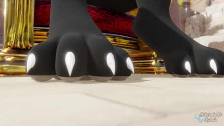 4_toes anthro black_body black_fur chair claws day egyptian feet first_person_view foot_focus fur furniture inside looking_at_viewer macro male on_chair pawpads paws sitting sitting_on_chair solo throne toes gylala felid feline mammal mayu_(azuki) 16:9 3d_(artwork) 3d_animation animated blender_(artwork) digital_media_(artwork) hi_res high_framerate huge_filesize long_playtime loop no_sound webm widescreen