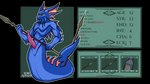 16:9 alpha_channel apode blue_body draconcopode erection eye_patch eyewear genitals hi_res kai_(kobold_adventure) kobold_adventure legless male melee_weapon model_sheet muscular naga nude penis polearm quitetricky reptile scalie serpentine simple_background snake solo spear story story_in_description text weapon widescreen yellow_eyes