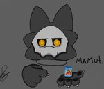 anthro bodyless floating_hands floating_head gesture hand_gesture holding_object male pointing pointing_at_object virgil_(latexbeast) birllil virgil_(birllil) digital_drawing_(artwork) digital_media_(artwork)