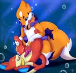 anal anal_orgasm anal_penetration bodily_fluids bubble cum cum_in_ass cum_inside duo ejaculation feral genital_fluids hands-free knot looking_pleasured lying male male/male male_penetrated male_penetrating male_penetrating_male on_back orgasm penetration sex underwater water garruuk nintendo pokemon toru_(koalcleaver) buizel floatzel generation_4_pokemon pokemon_(species) hi_res