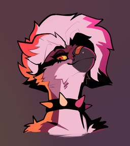 anthro band-aid band-aid_on_beak band-aid_on_face band-aid_on_nose bandage bandage_on_beak bandage_on_face bandage_on_nose beak collar eyebrows eyeliner eyeshadow female female_anthro fur grey_background grey_body grey_fur hair lesbian_pride_colors lgbt_pride looking_at_viewer makeup pride_colors red_eyes simple_background solo spiked_collar spikes white_body white_fur white_hair yellow_sclera bigcozyorca joy_(shammy) avian bird owl 2024 absurd_res colored digital_drawing_(artwork) digital_media_(artwork) headshot_portrait hi_res portrait shaded