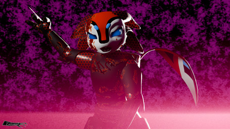 3_fingers 4_ears anthro armor black_teeth blade blood blue_eyes bodily_fluids energy_blade energy_weapon exoskeleton exosuit female fingers glowing glowing_eyes long_tail multi_ear solo tail teeth weapon the_architect_of_order the_founder avali 16:9 3d_(artwork) 4k absurd_res digital_media_(artwork) hi_res widescreen