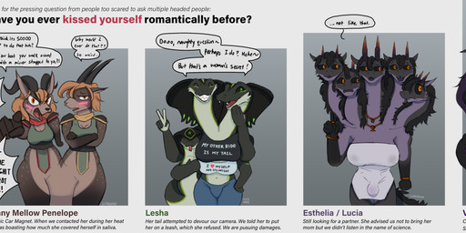 2_heads 3_heads 5_heads accessory anthro black_sclera bodily_fluids bracelet breasts chibi ear_piercing extreme_french_kiss female french_kissing green_eyes group gynomorph hair horn intersex jewelry kissing lactating living_tail long_hair long_tongue multi_arm multi_breast multi_head multi_head_kiss multi_limb multi_torso necklace nipple_piercing nipples oral penetration piercing ring sex snake_hood snake_tail speech_bubble tail tail_head tail_mouth text tongue tongue_out tongue_penetration tonguejob unusual_anatomy unusual_tail yellow_eyes litehase european_mythology greek_mythology mythology lesha_(litehase) lucia_(litehase) bovid caprine deer dragon goat hybrid hydra mammal mythological_creature mythological_scalie reptile scalie snake absurd_res english_text hi_res herm_(lore)