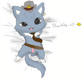 anthro chibi clothing genitals hat headgear headwear male penis solo drugolld jewelpet sanrio sega sega_fave dian_(jewelpet) domestic_cat felid feline felis maine_coon mammal hi_res
