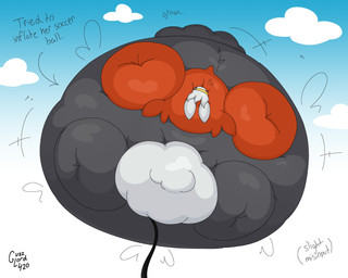 air_inflation anthro belly belly_expansion big_belly big_tail black_body blue_sky body_inflation cloud expansion eyes_closed female floating hair hose hose_in_butt hose_inflation huge_belly hyper hyper_belly hyper_inflation immobile inflation multicolored_body red_body scut_tail short_tail sky skyscape solo spherical_inflation tail text white_body white_ears white_hair white_tail yellow_nose guzzlord420 nintendo pokemon generation_8_pokemon lagomorph leporid mammal pokemon_(species) rabbit raboot 2025 5:4 absurd_res cel_shading colored digital_media_(artwork) english_text hi_res shaded signature