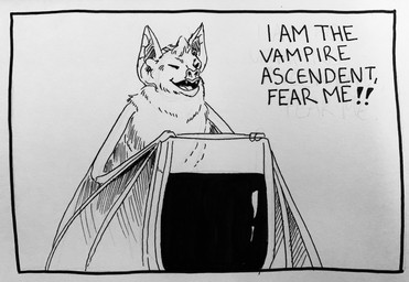 anthro container cup drinking_glass feral feralized fur glass glass_container glass_cup humor male solo text white_body white_fur wine_glass foresttt_png baldur's_gate baldur's_gate_3 bioware dungeons_and_dragons electronic_arts hasbro larian_studios wizards_of_the_coast astarion_(baldur's_gate) batstarion bat leaf-nosed_bat mammal microbat vampire_bat yangochiropteran english_text hi_res monochrome