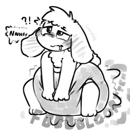 3_toes 4_fingers ambiguous_gender anthro blush blush_lines bodily_fluids clothed clothing crouching diaper diaper_only drooling feces feet fingers floppy_ears fur hand_on_diaper interrobang narrowed_eyes pooping saliva short_tail simple_background soiled_diaper soiling soiling_diaper solo sound_effects tail teeth toes topless touching_diaper unclean_diaper used_diaper using_diaper vowelless vowelless_sound_effect vowelless_vocalization wearing_diaper white_background white_body white_fur white_tail ludis-luteo undertale undertale_(series) asriel_dreemurr bovid caprine goat mammal 1:1 2025 full-length_portrait greyscale hi_res monochrome portrait signature male_(lore)