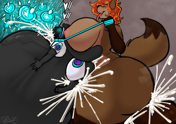 anal anal_penetration animal_genitalia animal_penis anthro areola balls big_areola big_balls big_breasts big_butt blush bodily_fluids breasts butt collar cum cum_ballooning cum_from_ass cum_from_mouth cum_in_ass cum_in_mouth cum_inflation cum_inside curvy_figure dominant duo equine_genitalia equine_penis excessive_cum excessive_genital_fluids genital_fluids genitals gynomorph gynomorph_penetrating hair heart_symbol huge_balls huge_butt hyper hyper_balls hyper_butt hyper_cum hyper_genitalia impregnation inflation internal intersex intersex/male intersex_penetrating larger_dom leash leash_pull looking_pleasured machine male male_impregnation male_penetrated medial_ring multiple_ova nipples nude ovum ovum_with_heart penetration penile penile_penetration penis penis_in_ass pregnant pregnant_anthro pregnant_male sex side_view size_difference slightly_chubby smug sperm_cell spiral spiral_eyes tail thick_thighs voluptuous commanderthings canid canine canis mammal protogen wolf absurd_res hi_res