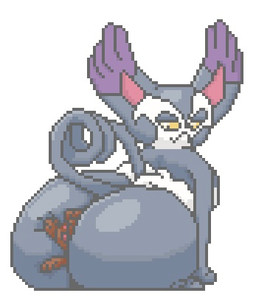 anal anal_vore female feral group group_vore vore cimche nintendo pokemon buneary generation_4_pokemon pokemon_(species) purugly low_res