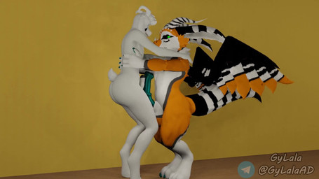 animal_genitalia animal_penis anthro anthro_on_anthro balls big_balls big_penis bouncing_balls duo equine_genitalia equine_penis erection foreskin frottage fur genitals male male/male multiple_angles open_mouth orange_body orange_fur penile penis penis_size_difference penises_touching sex white_body white_fur gylala undertale undertale_(series) asriel_dreemurr_(god_form) gylala_(character) bovid caprine dutch_angel_dragon goat mammal 16:9 3d_(artwork) 3d_animation animated blender_(artwork) digital_media_(artwork) hi_res high_framerate loop no_sound short_playtime video widescreen