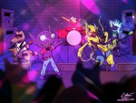 amplifier band bass_guitar brick_wall clothed clothing concert crowd drum drum_set electronics group guitar microphone musical_instrument partially_clothed percussion_instrument plucked_string_instrument stage stage_lights string_instrument wall_(structure) codyf0xx nintendo pokemon fan_character charizard generation_1_pokemon generation_2_pokemon generation_3_pokemon generation_5_pokemon generation_7_pokemon generation_8_pokemon krokorok legendary_pokemon pokemon_(species) raboot sableye toxtricity typhlosion zeraora hi_res