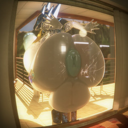 anthro anus anus_expansion backsack balcony ball_squish balls balls_expansion big_anus big_balls big_breasts big_butt big_penis body_growth body_size_growth breast_growth breasts butt butt_expansion butt_squish clothing detailed_background expansion footwear genital_expansion genitals glass_cracking gold_tongue growth gynomorph hands_on_window high_heels huge_anus huge_balls huge_breasts huge_butt huge_penis hyper hyper_anus hyper_balls hyper_butt hyper_genitalia hyper_penis intersex leaning leaning_against_object leaning_against_window leaning_backward long_tongue machine nipple_piercing nipples open_mouth penis penis_expansion piercing presenting presenting_hindquarters puffy_anus resort sharp_teeth shoes size_transformation solo squish teal_anus teal_penis teeth thick_thighs tongue tongue_out transformation white_balls white_body frustyz lustful_zen frustyz_(frustyz) protogen 1:1 2025 3d_(artwork) absurd_res blender_(artwork) blender_cycles_(artwork) digital_media_(artwork) hi_res