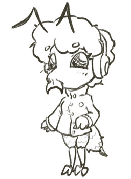 afro antennae_(anatomy) anthro bomber_jacket chibi electronics female headphones mandibles small_tail solo tail unknown_artist sunny_baudelaire arthropod bee bumble_bee_(species) hymenopteran insect hi_res monochrome