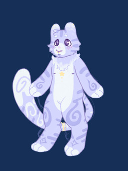 3_toes andromorph anthro big_eyes blush blush_lines feet flat_chested fur genitals intersex jewelry markings nipples solo tail toes vulva young young_andromorph young_anthro young_intersex mango_panda juniper_(mangopanda) felid leopard mammal pantherine 3:4 absurd_res alpha_channel hi_res