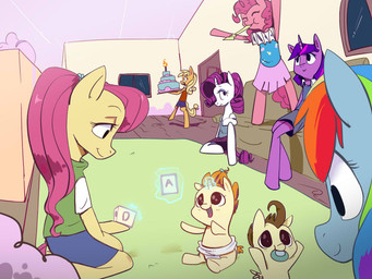 anthro anthrofied block blue_body blue_feathers blue_fur cake candle clothing dessert feathered_wings feathers female food fraternal_twins fur furniture glowing group hair horn magic multicolored_hair pink_hair purple_body purple_fur purple_hair rainbow_hair sofa tail two_tone_hair wings young young_anthro swomswom friendship_is_magic hasbro my_little_pony mythology applejack_(mlp) fluttershy_(mlp) pinkie_pie_(mlp) pound_cake_(mlp) pumpkin_cake_(mlp) rainbow_dash_(mlp) rarity_(mlp) twilight_sparkle_(mlp) earth_pony equid equine horse mammal mythological_creature mythological_equine pegasus pony unicorn 2012 4:3 brother_(lore) brother_and_sister_(lore) sibling_(lore) sister_(lore) twins_(lore)
