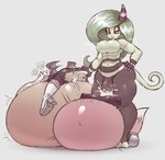 abs anthro belly big_belly big_breasts bodily_fluids boots breasts butt clothing colored_nails cum cum_in_ass cum_in_mouth cum_in_pussy cum_inflation cum_inside deep_throat duo excessive_cum excessive_genital_fluids female footwear fur genital_fluids green_body green_hair hair hand_on_butt huge_belly huge_breasts inflation intersex intersex/female legwear long_hair nails oral oral_penetration penetration pink_nails red_body shoes size_difference standing_fellatio sweat tail tan_body thigh_boots thigh_highs torn_clothing white_body white_fur wings drakeinflates archie_comics sega sonic_the_hedgehog_(archie) sonic_the_hedgehog_(comics) sonic_the_hedgehog_(series) fiona_fox rouge_the_bat the_deadly_six zeena bat canid canine fox mammal zeti absurd_res hi_res