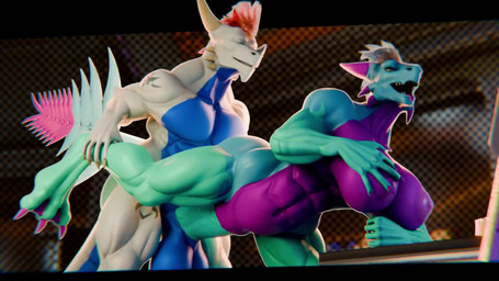 3_toes 5_fingers anthro anthro_on_anthro anthro_penetrated anthro_penetrating anthro_penetrating_anthro balls big_breasts blue_body blue_scales breasts claws duo erection feet female female_penetrated fingers genitals hair horn huge_breasts love male male/female male_penetrating male_penetrating_female muscular muscular_female nude orange_hair penetration penile penile_penetration penis penis_in_vagina scales sex tail teeth toes tongue tongue_out vaginal vaginal_penetration white_body white_scales asscaster sound_warning mythology ace_(whitedragon1204) fristy_(whitedragon1204) dragon mythological_creature mythological_scalie scalie 16:9 2026 3d_(artwork) 3d_animation animated digital_media_(artwork) hi_res loop short_playtime sound video widescreen