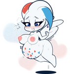 alternate_species big_breasts big_butt breasts butt chibi female humanoidized nude pokemorph pregnant solo thick_thighs wings tehbuttercookie nintendo pokemon generation_4_pokemon humanoid pokemon_(species) togekiss