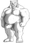 anthro balls belly belly_overhang belly_scales big_muscles big_penis chest_fur feet fist foreskin genitals huge_hips huge_muscles huge_penis huge_thighs long_foreskin male musclegut muscular navel nipple_piercing nipples overweight overweight_male partially_retracted_foreskin pecs penis piercing scales slightly_chubby slightly_chubby_anthro slightly_chubby_male solo thick_penis thick_thighs toes tusks vein veiny_penis wide_hips byakkotig dota valve tusk_(dota) ymir animal_humanoid bear humanoid mammal marine marine_humanoid pinniped pinniped_humanoid polar_bear tuskarr ursine walrus_humanoid hi_res monochrome