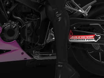 anthro anus black_background boots breasts butt claws clothed clothing female footwear genitals hair latex latex_clothing latex_skinsuit motorcycle motorcycle_helmet nipples nude paws red_eyes shoes simple_background skinsuit solo tail text tight_clothing vehicle vulva bambookat hellaverse helluva_boss mythology loona_(helluva_boss) canid canid_demon canine demon hellhound mammal mythological_canine mythological_creature 3d_(artwork) 4:3 animated digital_media_(artwork) english_text hi_res high_framerate huge_filesize long_playtime no_sound turntable_(animation) video