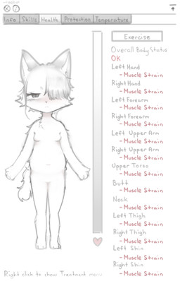 4_fingers :< anthro bangs belly black_nose blush breasts chest_tuft circle_eyebrows eyebrows eyelashes featureless_breasts featureless_crotch female fingers fluffy fluffy_tail frown hair heart_symbol kemono long_tail looking_forward narrowed_eyes navel pointy_ears prick_ears pupils red_text short_hair slightly_chubby small_breasts solo spread_arms standing tail text tuft hasukii project_zomboid the_indie_stone hazuki_mikami_(hasukii) canid canine mammal baybayin_text english_text hi_res