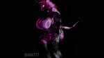 anthro anthrofied areola big_breasts breasts female looking_at_viewer nipples pokemorph purple_areola purple_nipples solo foxiar777 nintendo pokemon postal_dude generation_5_pokemon pokemon_(species) scolipede 3d_(artwork) 3d_animation animated digital_media_(artwork) hi_res meme webm