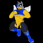 1:1 alpha_channel anthro armor balls boots chaps clothing collar conditional_dnp emblem footwear genitals headgear helmet koopa koopa_paratroopa koopa_troopa male mario_bros muscular nintendo notkastar pecs penis scalie shirt shoes solo taekwondo topwear visor wings zatch_(notkastar)